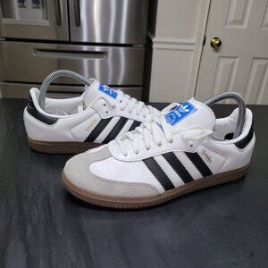 adidas Originals Samba OG Shoes Men Women - White Retro Sneakers Gum Sole B75806